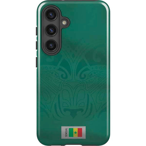 Senegal Soccer Flag Galaxy S24 Impact Case